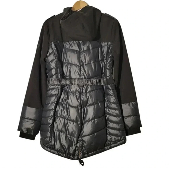 BCBGeneration Puffer Belted Winter Jacket Black Size Small. - Picture 8 of 8
